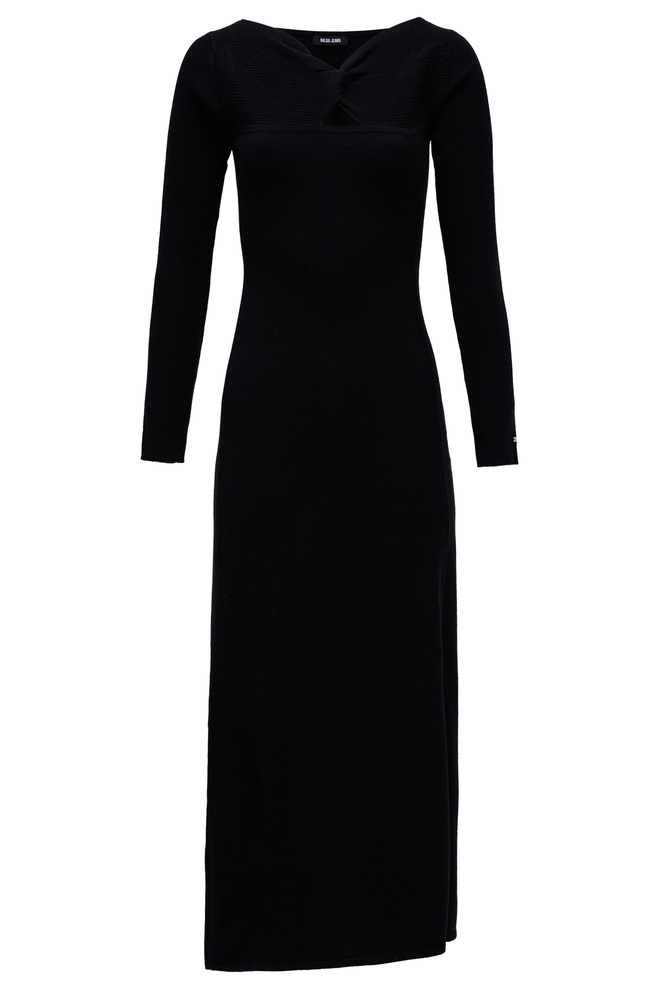 Salsa Jeans Dress in Black: front