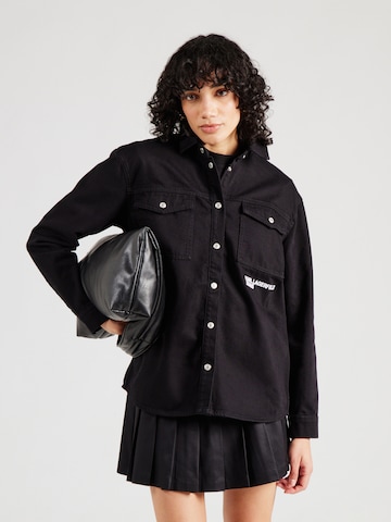 Chemisier KARL LAGERFELD JEANS en noir : devant