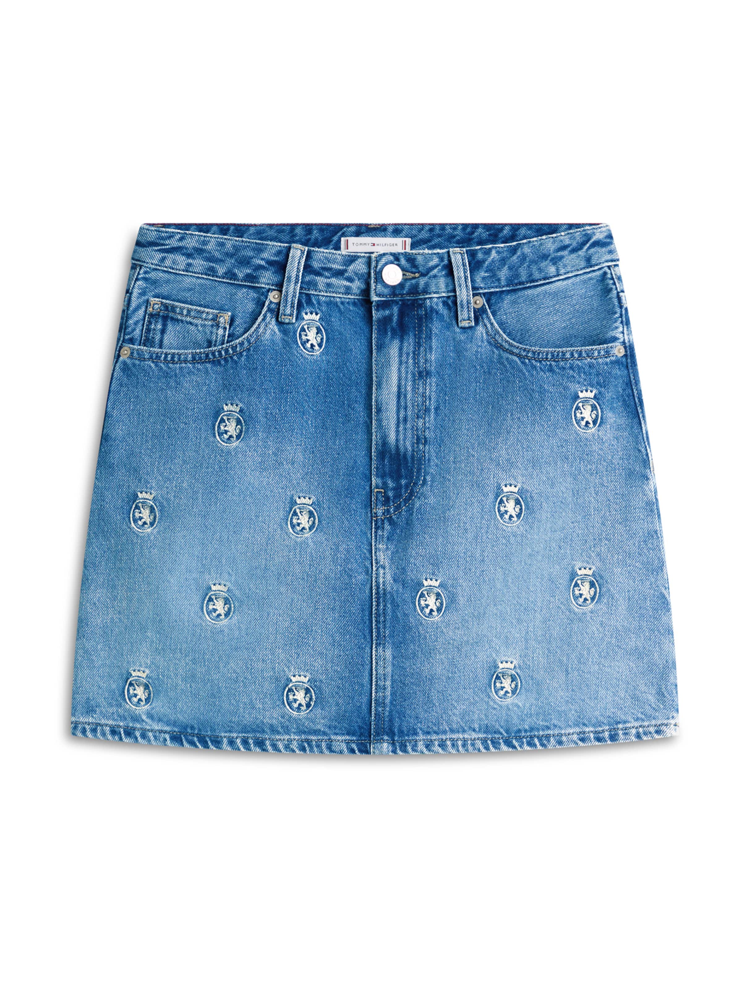 TOMMY HILFIGER Szoknyák - kék: elől