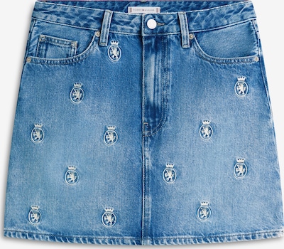 TOMMY HILFIGER Rock in blue denim / offwhite, Produktansicht