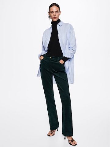 MANGO Loose fit Pants 'CATALINA' in Green