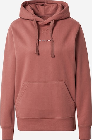 KUUNO Athletic Sweatshirt in Red: front