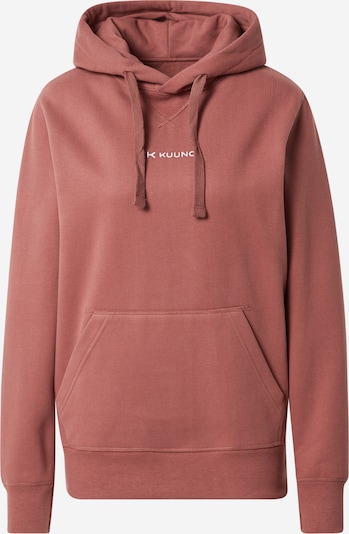 KUUNO Sweatshirt em vermelho / branco, Vista do produto