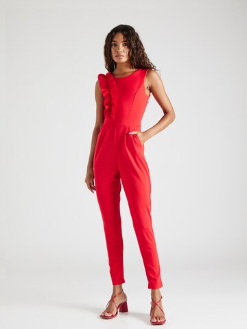 WAL G. Jumpsuit 'HANI' in Red: front