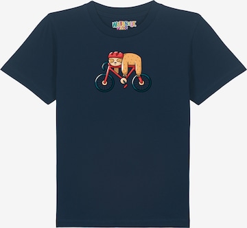 Maglietta 'Sloth' di watabout.kids in blu: frontale