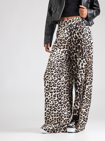 Baggy Pantalon 'Nancy' studioselect en marron : devant