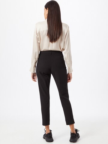 Coupe slim Pantalon 'Angelie Split' FIVEUNITS en noir