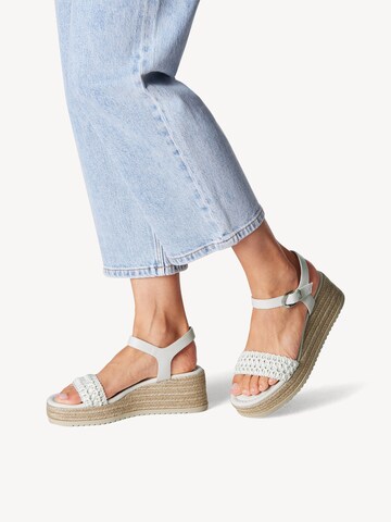 Tamaris Sandals in White: front