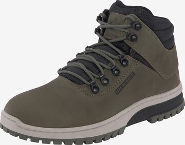 PARK AUTHORITY by K1X Lace-Up Boots in Grey: front