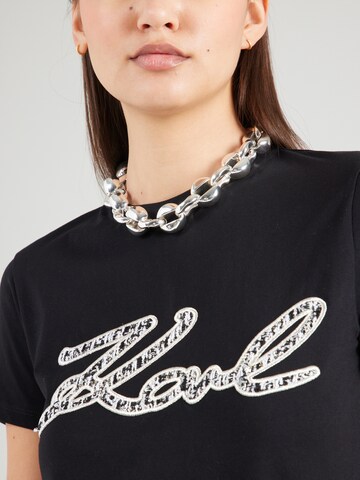 Maglietta di Karl Lagerfeld in nero