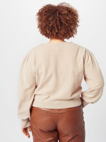 Missguided Plus Sweater in Beige
