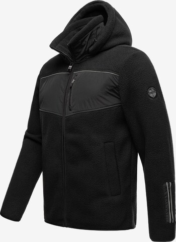 STONE HARBOUR Athletic Fleece Jacket in Black