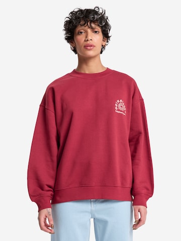 QUIKSILVER Sweatshirt in Rot: Vorderseite
