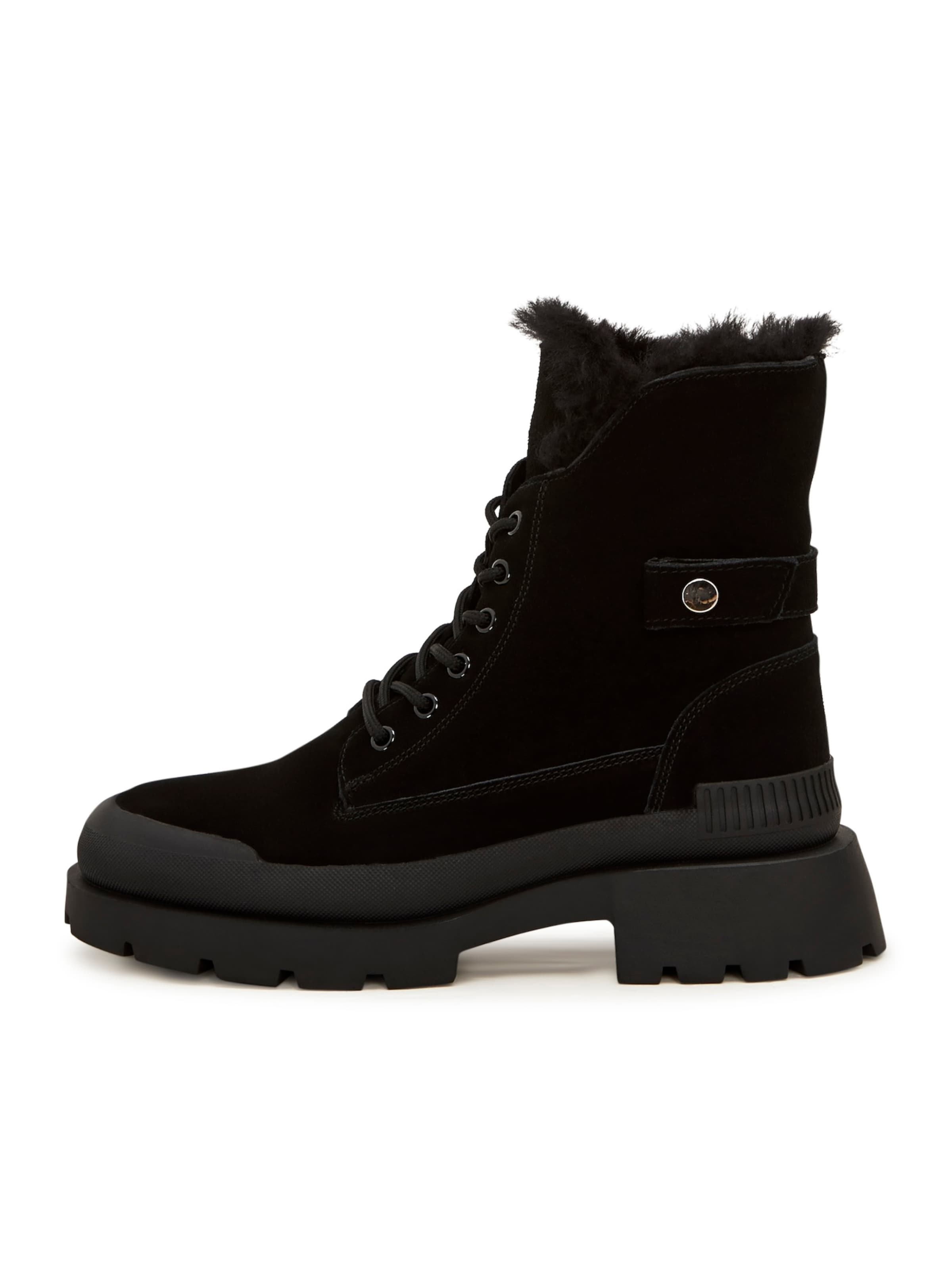 CESARE GASPARI Ankle Boots in Schwarz: Vorderseite