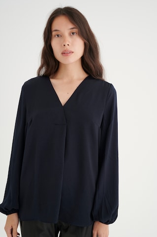 InWear Blouse 'Rinda' in Blauw: voorkant