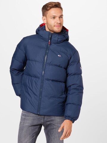 Tommy Jeans Winter jacket in Blue: front