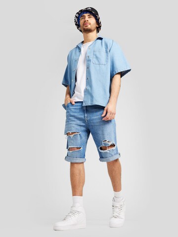 Dondup Regular Shorts 'LENZ' in Blau