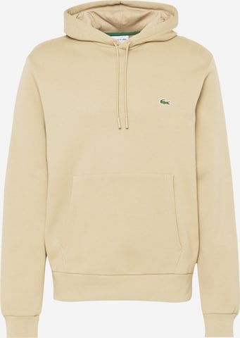 Sweat-shirt LACOSTE en marron : devant