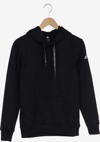 ADIDAS PERFORMANCE Sweatshirt & Zip-Up Hoodie in XS in Black: front