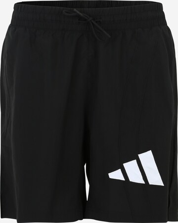 ADIDAS PERFORMANCE Workout Pants 'Pro Madness 3.0' in Black: front