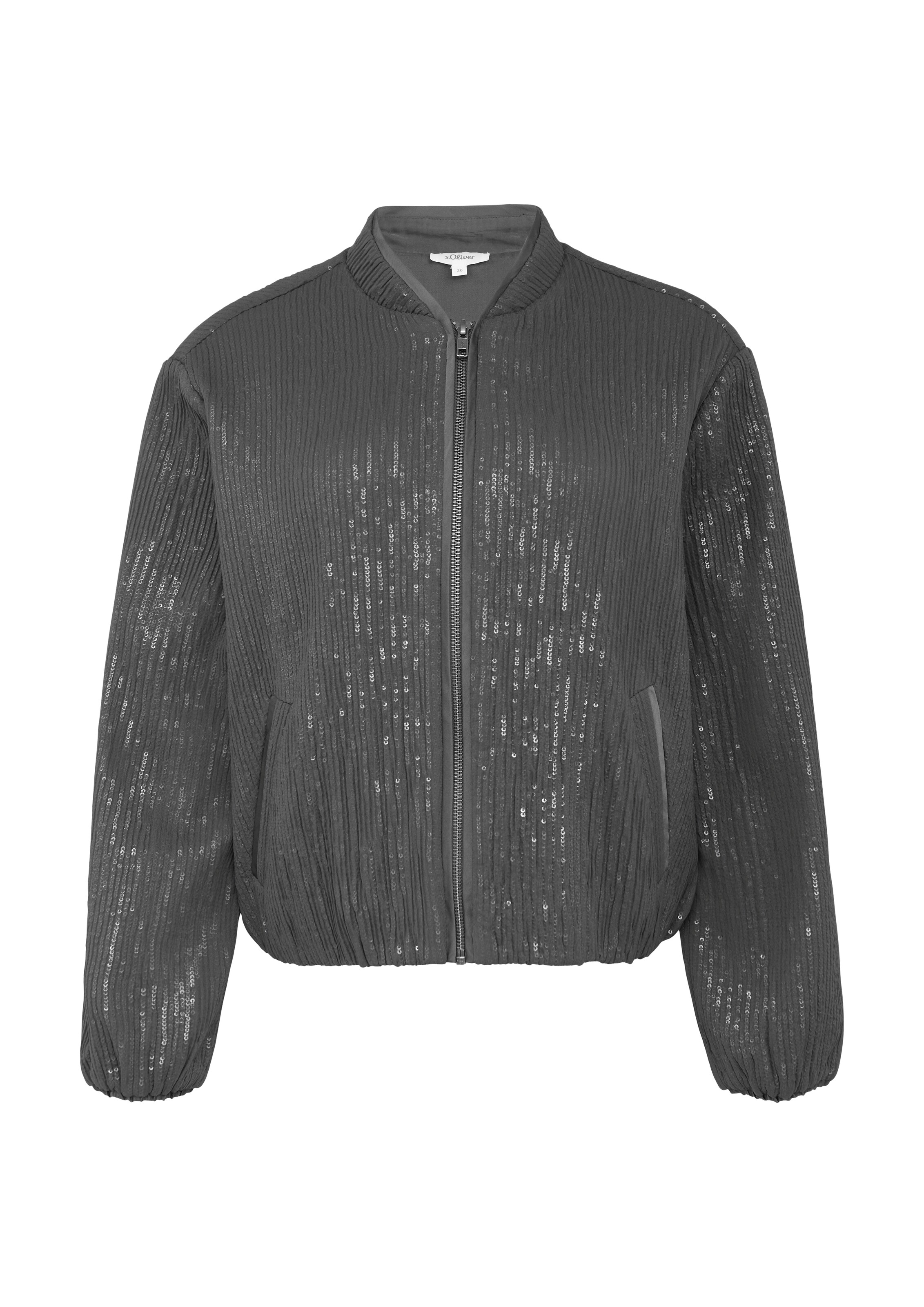 s.Oliver Tussenjas in Grijs: voorkant