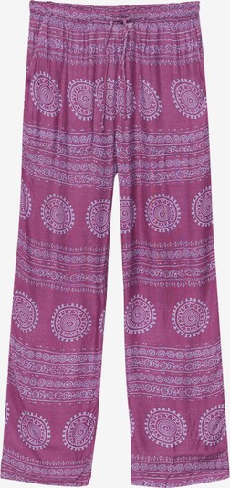 Pull&Bear Pantalon en bleu clair / violet rouge, Vue avec produit