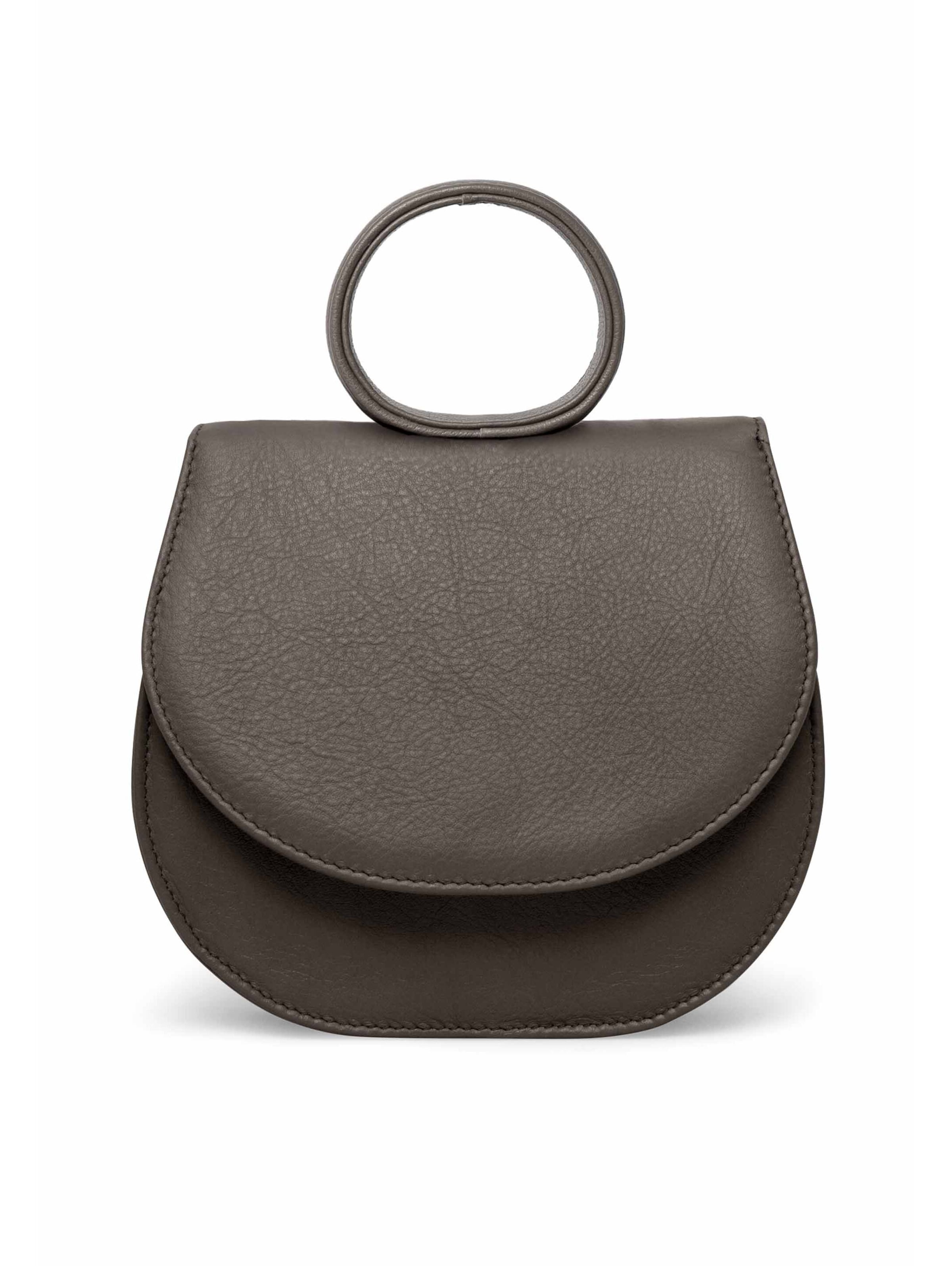 Gretchen Handbag 'Ebony' in Grey: front