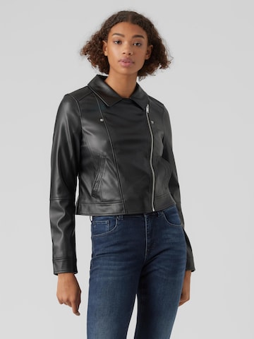 VERO MODA - Chaqueta de entretiempo 'BELLA ANNABEL' en negro: frente