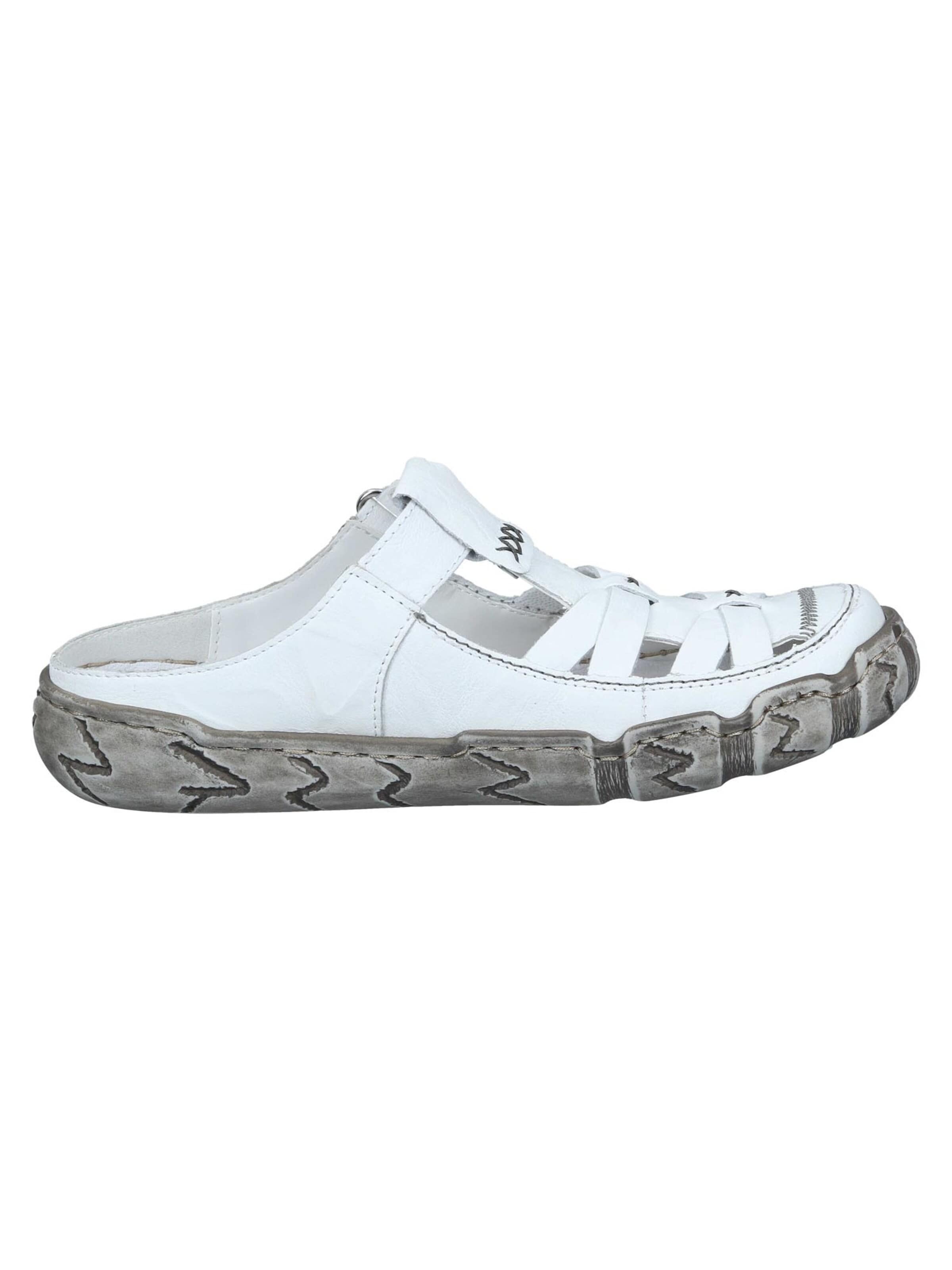 Rieker Clogs 'Basic' in Wit