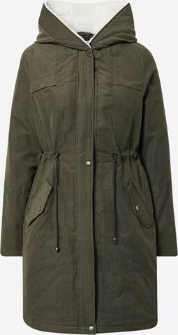 ABOUT YOU Between-Seasons Parka 'Catherine' in Green: front