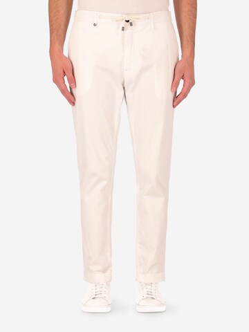 Distretto12 Regular Hose 'Sidney' in Weiß: Vorderseite