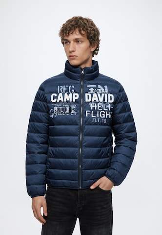 CAMP DAVID - Chaqueta de entretiempo en azul: frente