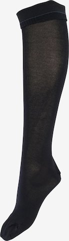 Nur Die Knee High Socks ' Bambus ' in Black: front