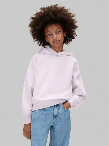 Calvin Klein Jeans Regular Sweatshirt i rosa: framsida