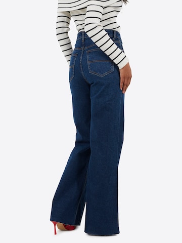 BRAVE SOUL Wide Leg Jeans i blå