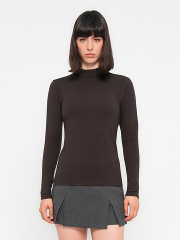 JDY Shirt 'JDYAVA' in Brown: front