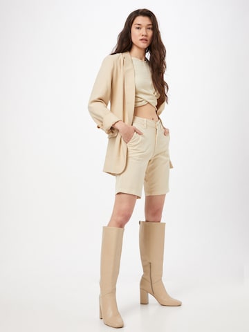 Regular Pantalon 'Miley' SELECTED FEMME en beige