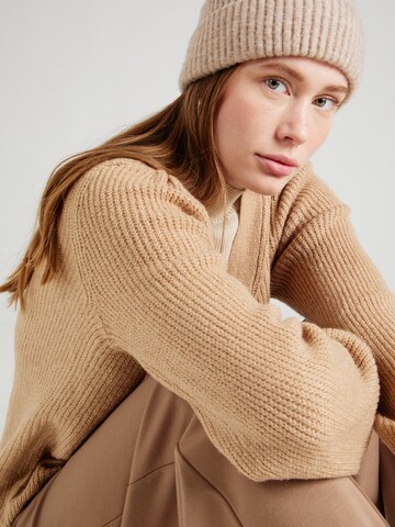 Hailys Knit cardigan 'Li44lu' in Beige
