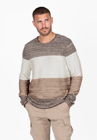 Key Largo Sweater 'Jogi' in Beige: front