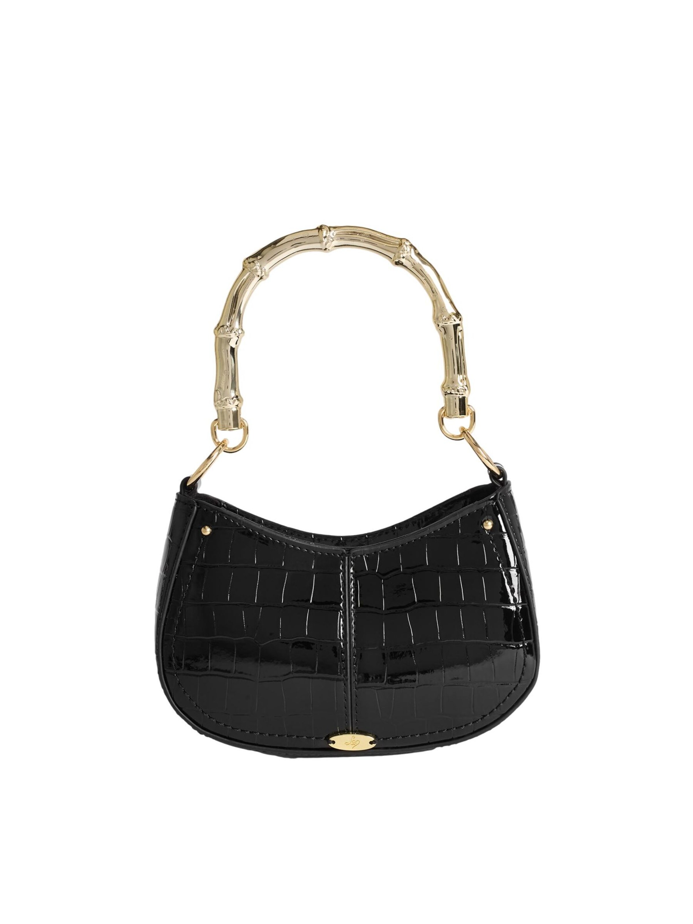 melns Lipsy Rokassomiņa: no priekšpuses