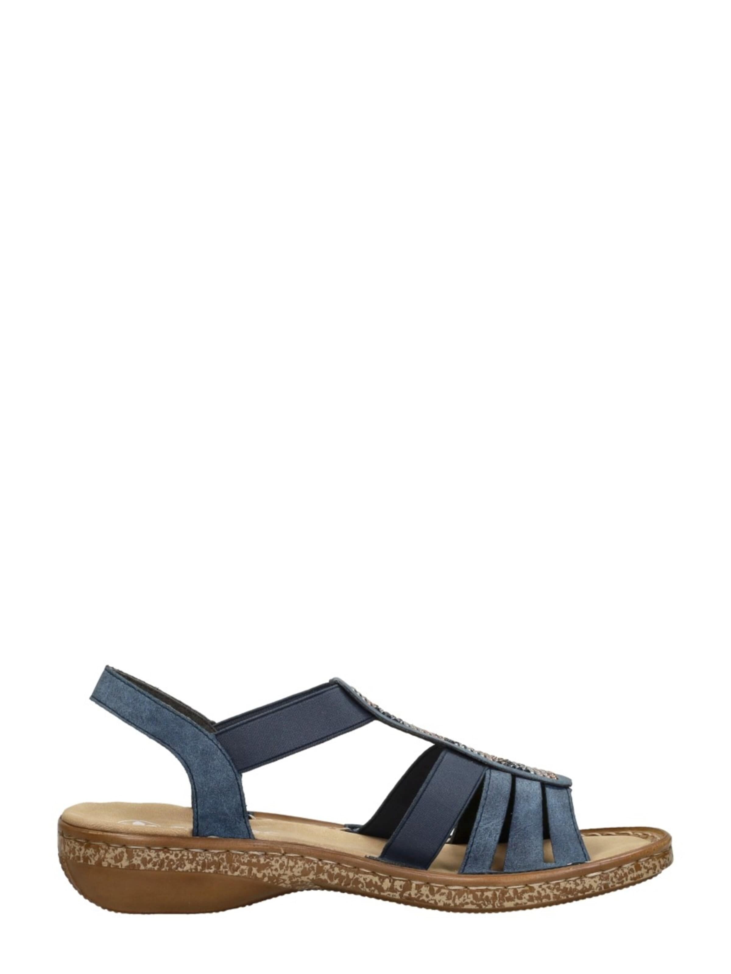 Rieker Sandaal 'Sandalen Plat' in Blauw