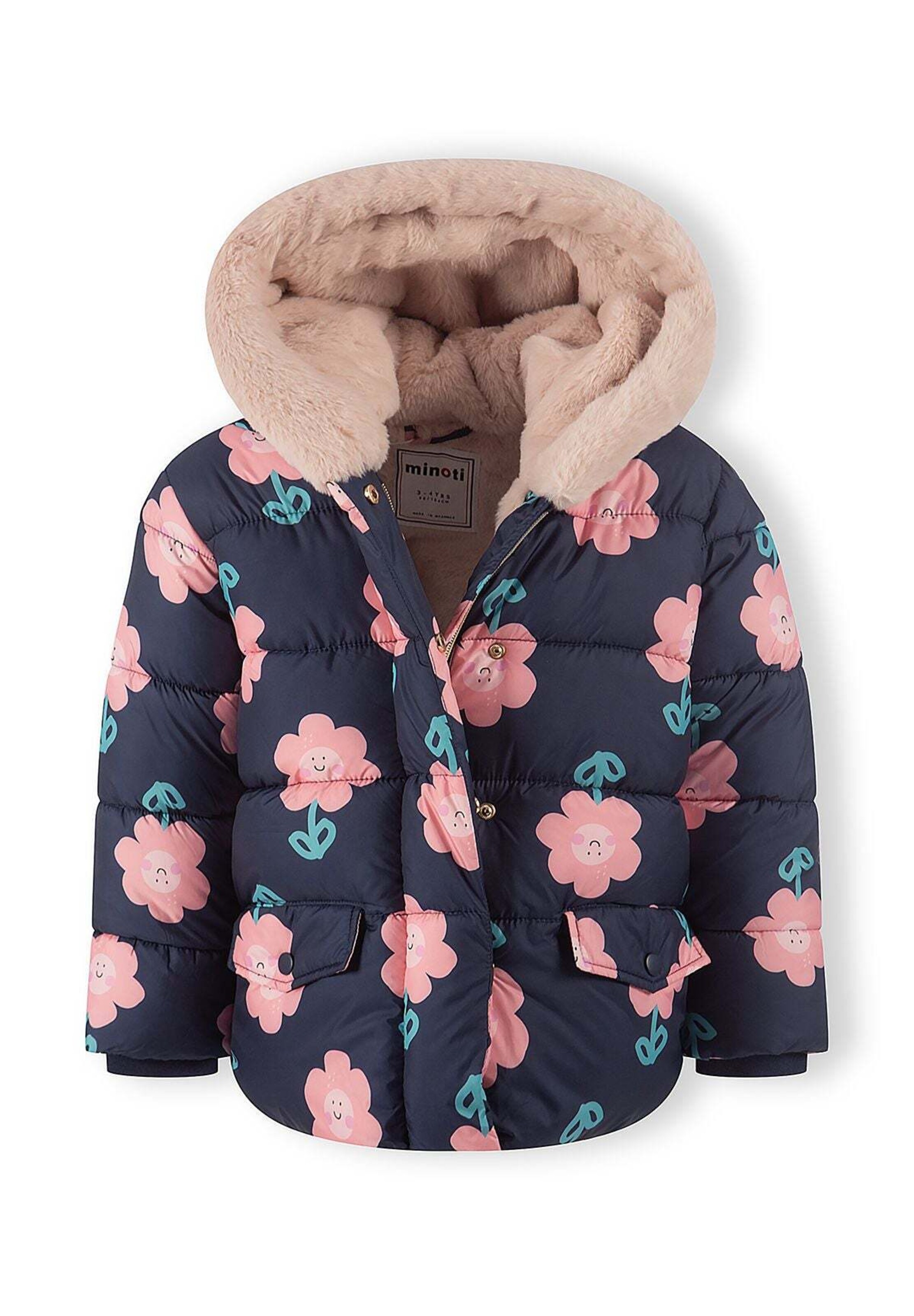 MINOTI Winterjas in Blauw: voorkant