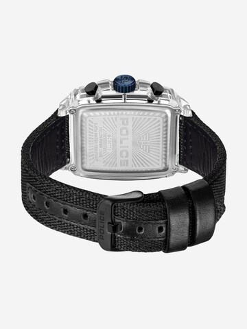 POLICE Analoog horloge 'Clout' in Zwart