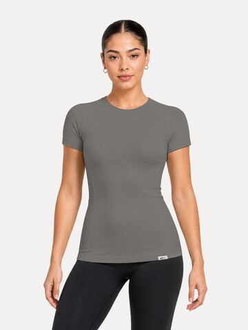 T-shirt ' Lyana ' Smilodox en gris : devant
