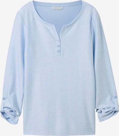 TOM TAILOR Μπλουζάκι σε γαλάζιο / λευκό, Άποψη προϊόντος
