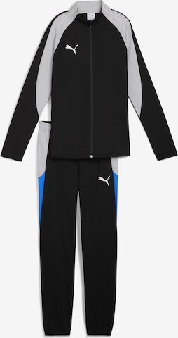 PUMA Trainingspak in Zwart: voorkant