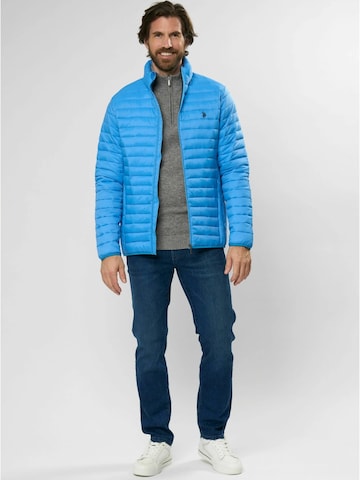 U.S. POLO ASSN. Tussenjas 'Mark' in Blauw