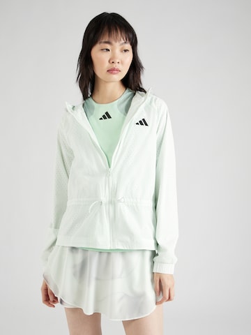 ADIDAS PERFORMANCE Trainingsjack 'COVER-UP' in Groen: voorkant