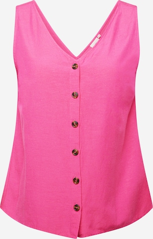 ONLY Carmakoma Bluse 'BILLIE' i pink: forside