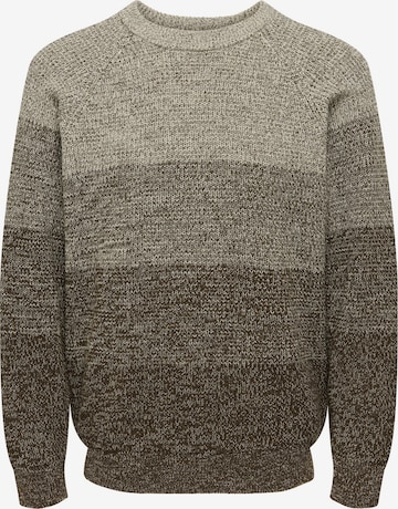 Only & Sons Pullover 'ONSBIRK' in Grau: Vorderseite